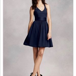 Navy dress- bridesmaid, homecoming, formal, prom